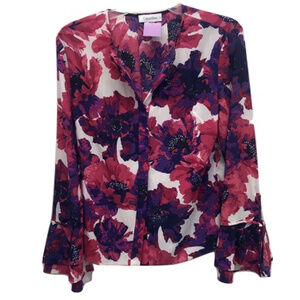 Calvin Klein Button-Up Blouse, Size Small